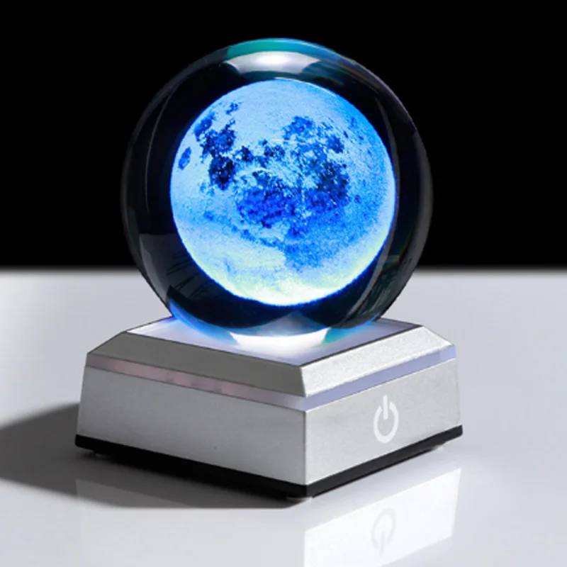 3D Crystal Ball Laser Engraved Planet Crystal Ball Solar System Globe Astronomy Gift Birthday Gift Glass Sphere Home Decoration - Image 5